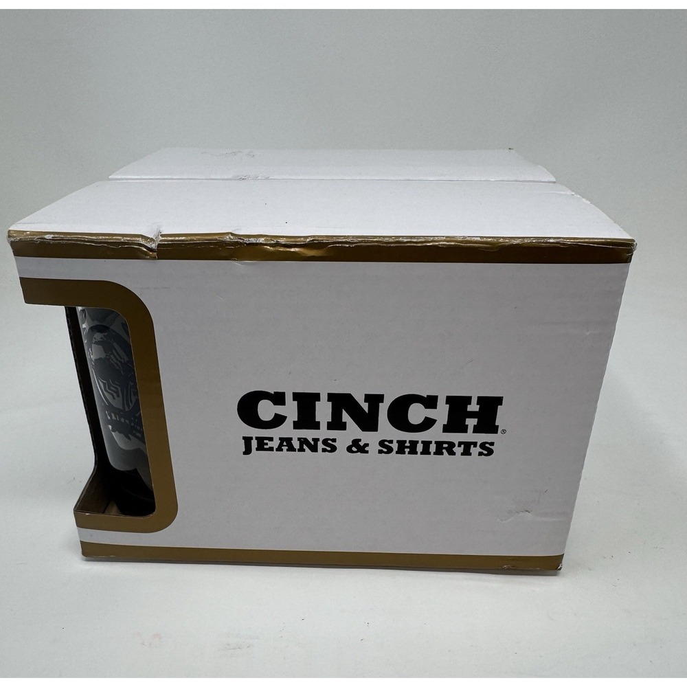 Cinch Brand Wester Clothing Whiskey Glasses Tumblers 4 Glasses